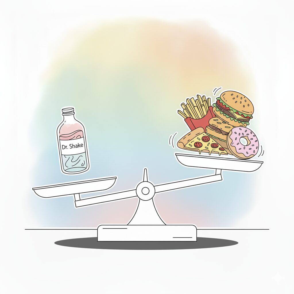 ドクターシェイクスを試しても効果なし？原因は摂取カロリー