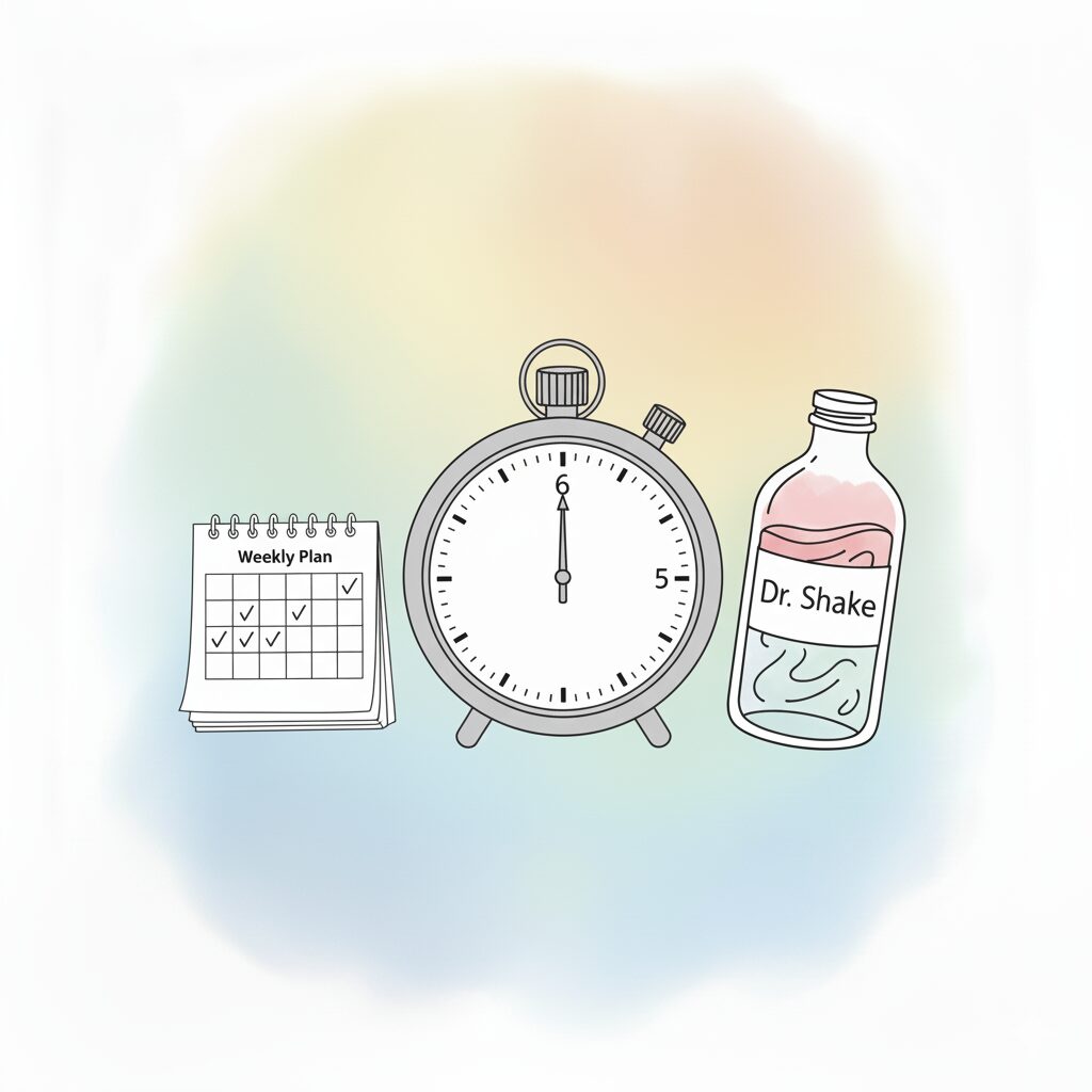 ドクターシェイクスで効果を出すための適切な飲むタイミング