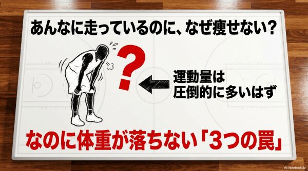 バスケ部で痩せたいのに痩せない原因