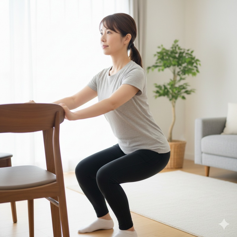 基礎代謝を上げる自宅でできる簡単な筋トレ