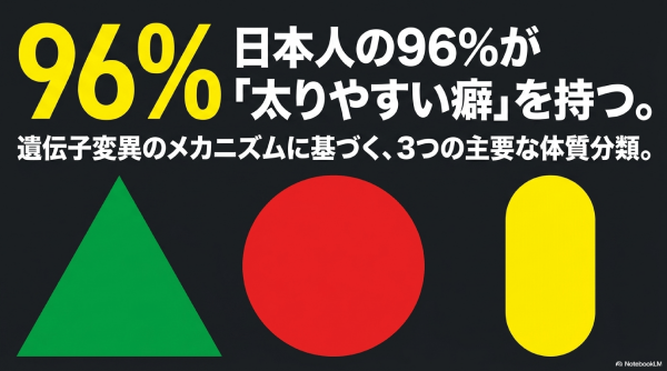 肥満関連遺伝子のメカニズムと科学的信憑性