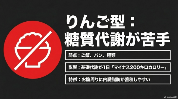 β3AR遺伝子（りんご型：糖質代謝が苦手）