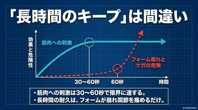 ロープランクで1分以上キープは意味ないのか