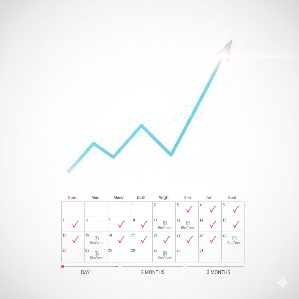 バイオコンクの継続で「効果なし」から脱却