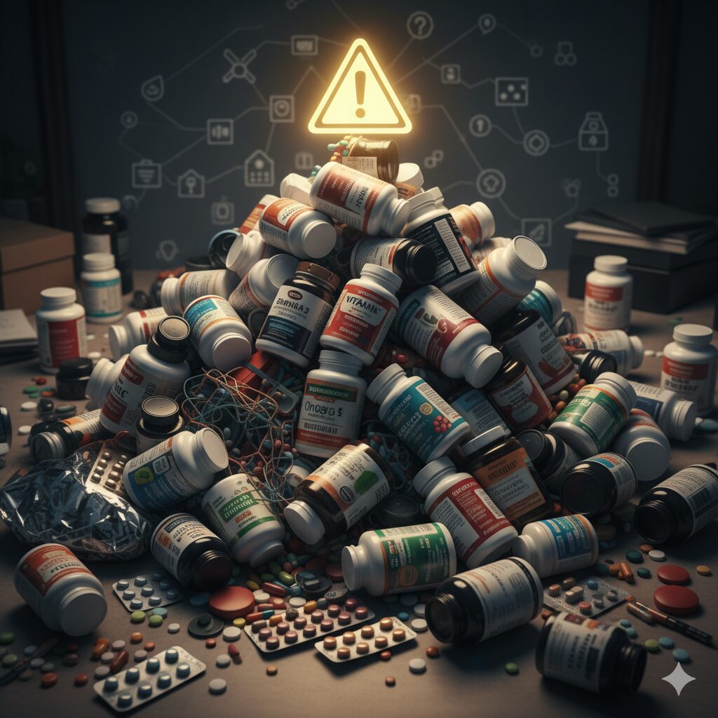 バイオコンクと他のサプリを併用するリスク