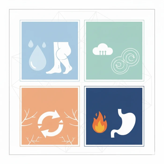 漢方医学における「太り方タイプ」とHellas漢方の種類