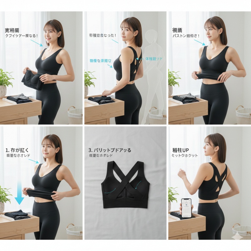 スタイルアップを叶えるブラトップの選び方