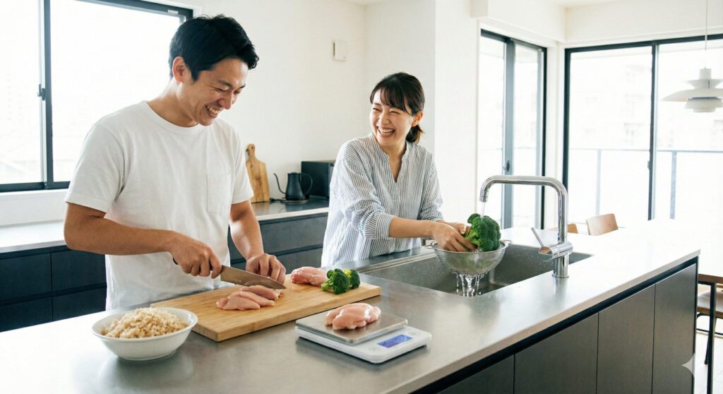 お酒やめても痩せるための具体的な食事と運動