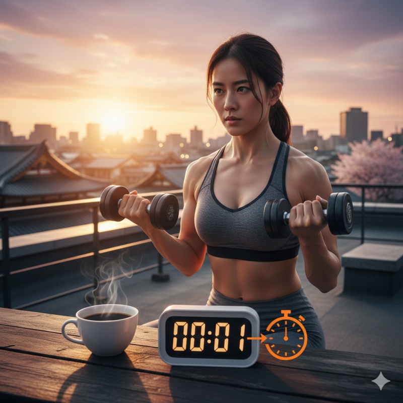 運動の質と量が足りない場合の痩せない問題