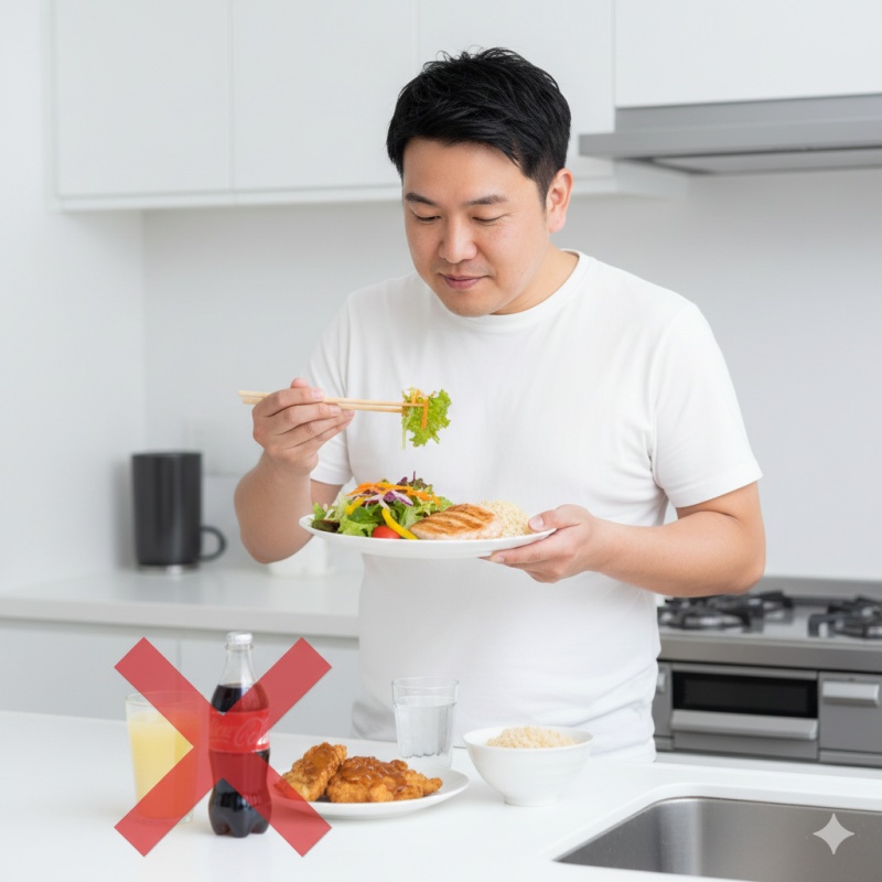 リンゴ型に必要な食事と糖質制限