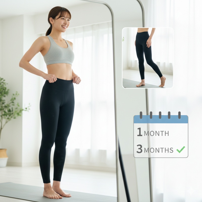 着圧レギンスはあくまでメディキュットなどと同様に「サポート」である