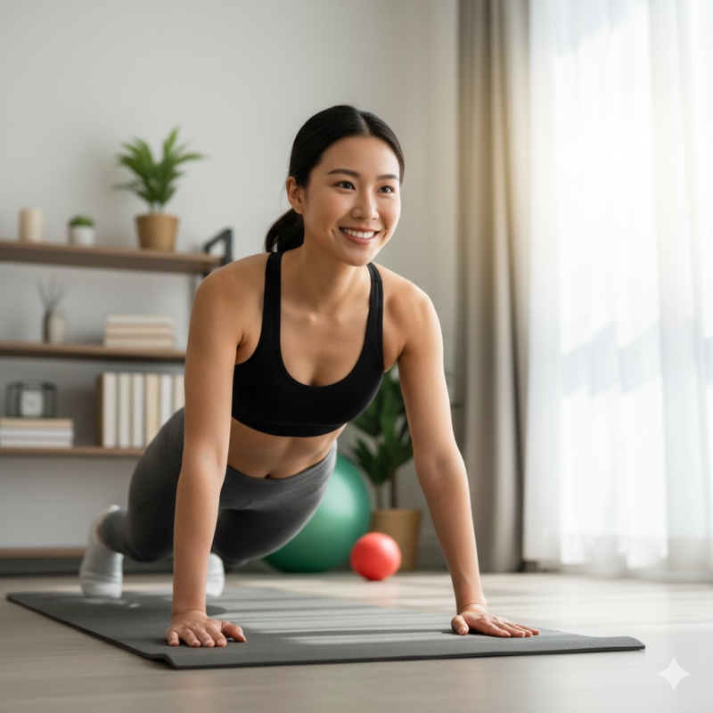 女性が 毎日 腕立て伏せ 30回 を行うメリット