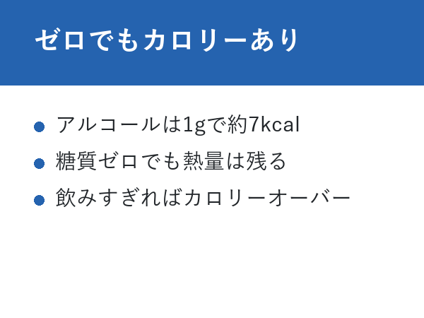 糖質ゼロビール 太る ゼロでもカロリーあり