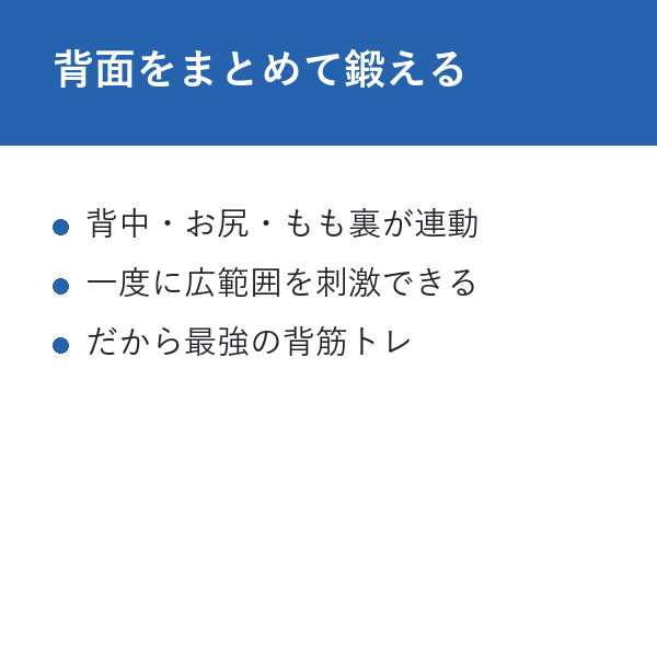 スーパーマンエクササイズ 最強 背面をまとめて鍛える