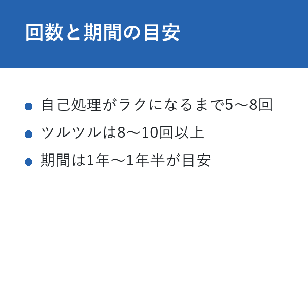 全身脱毛 おすすめ 回数と期間の目安