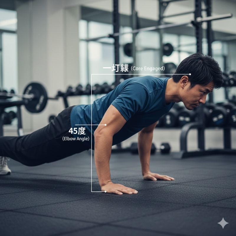 腕立て伏せの全身効果は？鍛えられる筋肉と仕組み