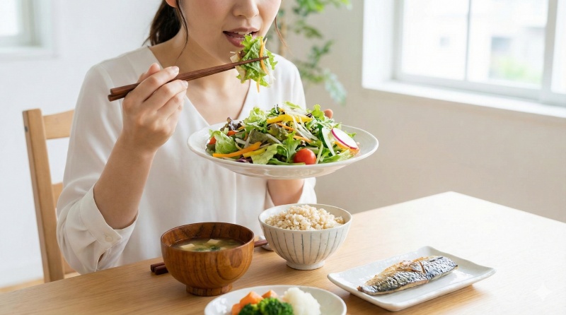 血糖値を急上昇させない「食べる順番」